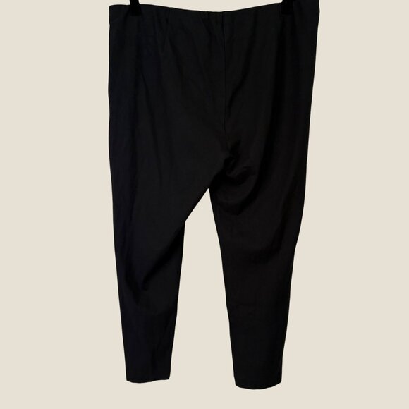 J.Jill Ponte Black Pull-On Elastic Waist Stretch Leggings Size 3X - Picture 8 of 8